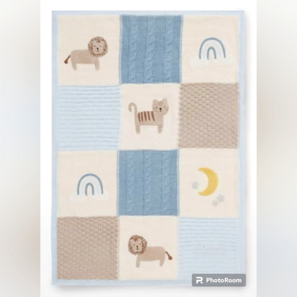 Heirloom Lion Baby Blanket